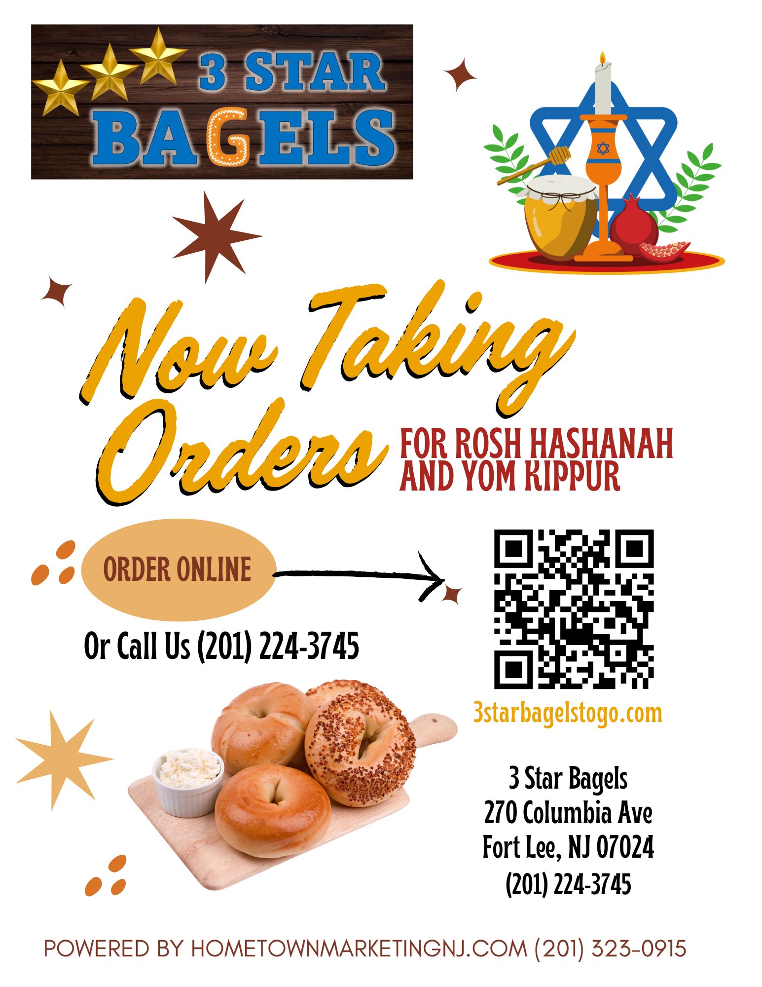 Three Star Bagels 2025 Yom Kippur revised 2